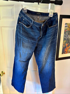 Ann Taylor Straight Leg Blue Jeans